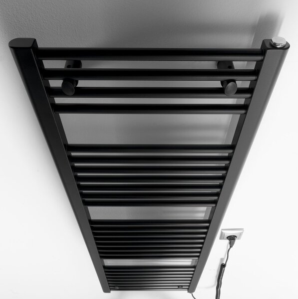 Aqualine Aqualine, DIRECT-E elektromos fűtőelem, egyenes, 450x1320 mm, 400 W, fekete, ILE34TB