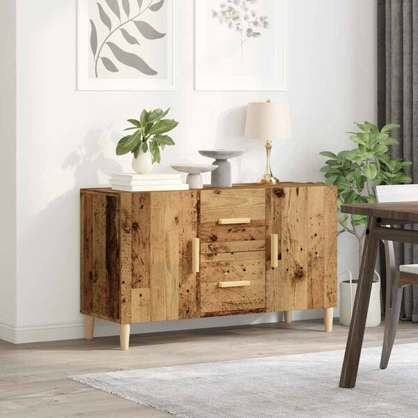 VidaXL antik fa színű szerelt fa tálalószekrény 100 x 36 x 60 cm