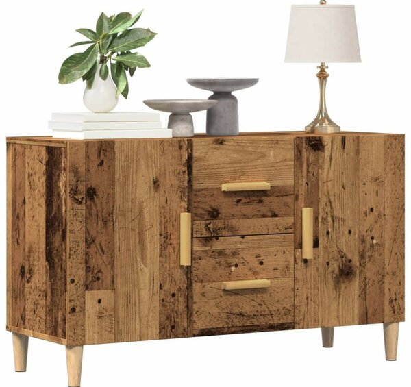 VidaXL antik fa színű szerelt fa tálalószekrény 100 x 36 x 60 cm
