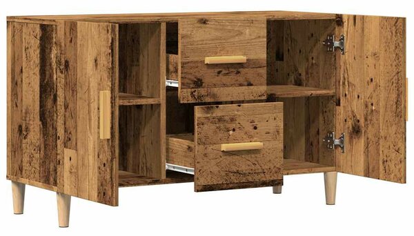 VidaXL antik fa színű szerelt fa tálalószekrény 100 x 36 x 60 cm