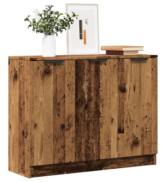 VidaXL antik fa színű szerelt fa tálalószekrény 90 x 30 x 70 cm