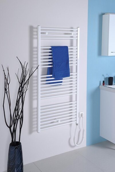 Aqualine Aqualine, DIRECT-E elektromos fűtőelem, egyenes, 600x1320 mm, 600 W, fekete, ILE36TB