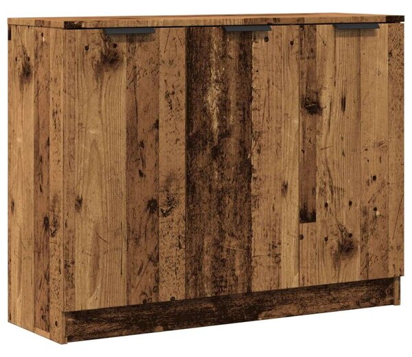 VidaXL antik fa színű szerelt fa tálalószekrény 90 x 30 x 70 cm