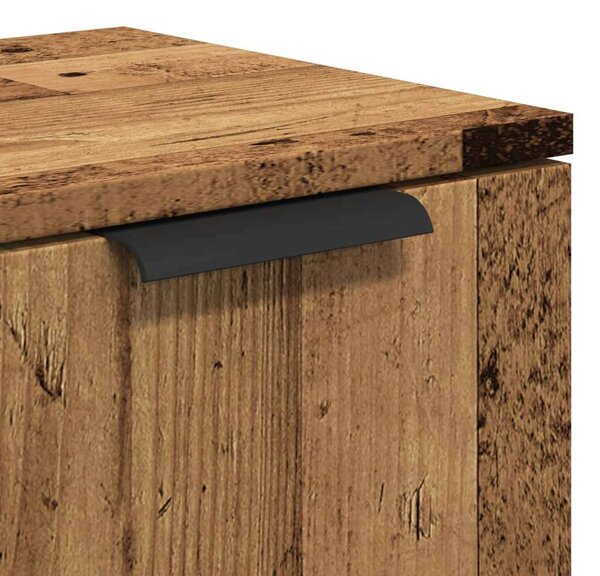 VidaXL antik fa színű szerelt fa tálalószekrény 90 x 30 x 70 cm