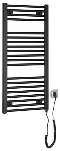 Aqualine Aqualine, DIRECT-E elektromos fűtőelem, egyenes, 450x960 mm, 300 W, fekete, ILE94TB