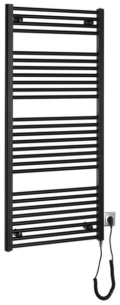 Aqualine Aqualine, DIRECT-E elektromos fűtőelem, egyenes, 600x1320 mm, 600 W, fekete, ILE36TB