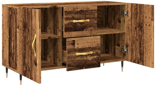 VidaXL antik fa színű szerelt fa tálalószekrény 100 x 36 x 60 cm