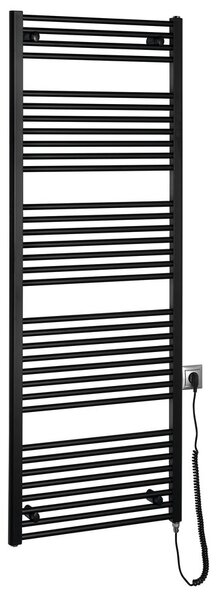 Aqualine Aqualine, DIRECT-E elektromos fűtőelem, egyenes, 600x1680 mm, 800 W, fekete, ILE66TB