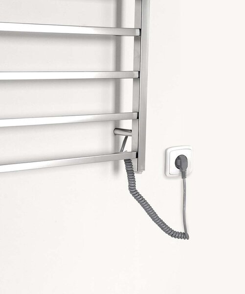 Sapho Sapho, ESKINADO elektromos törölközőszárító, négyzet, 620x1160 mm, 120 W, rozsdamentes acél, ER430V
