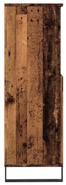 VidaXL antik fa színű szerelt fa magasszekrény 60 x 36 x 110 cm