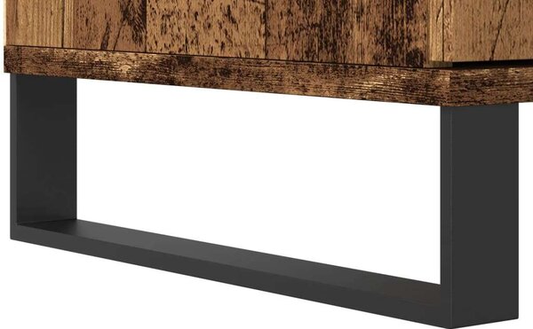 VidaXL antik fa színű szerelt fa magasszekrény 60 x 36 x 110 cm