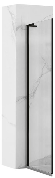 Rea Hugo, zuhany paraván 80x200 cm, fekete matt, REA-K6607
