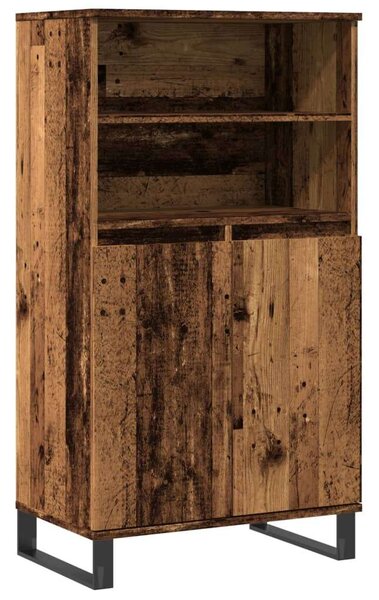 VidaXL antik fa színű szerelt fa magasszekrény 60 x 36 x 110 cm