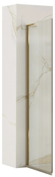 Rea Hugo, zuhany paraván 80x200 cm, arany matt, REA-K6612