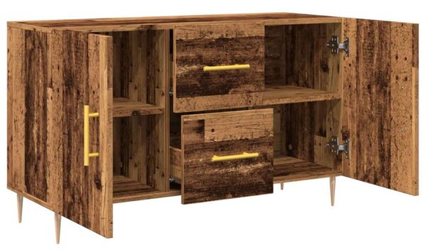 VidaXL antik fa színű szerelt fa tálalószekrény 100 x 36 x 60 cm