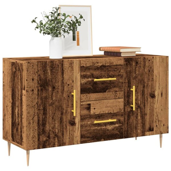 VidaXL antik fa színű szerelt fa tálalószekrény 100 x 36 x 60 cm