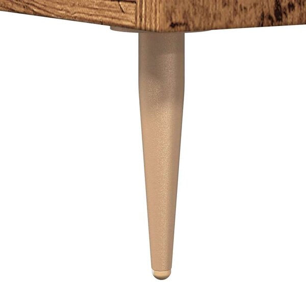 VidaXL antik fa színű szerelt fa tálalószekrény 100 x 36 x 60 cm