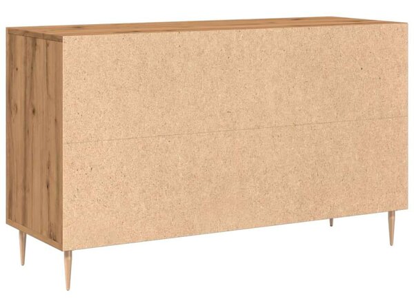 VidaXL kézműves tölgy színű szerelt fa tálalószekrény 100 x 36 x 60 cm