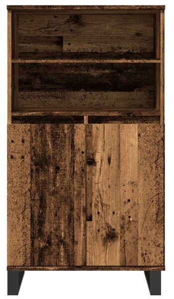 VidaXL antik fa színű szerelt fa magasszekrény 60 x 36 x 110 cm
