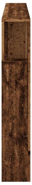 VidaXL antik fa színű szerelt fa LED-es fejtámla 180x18,5x103,5 cm