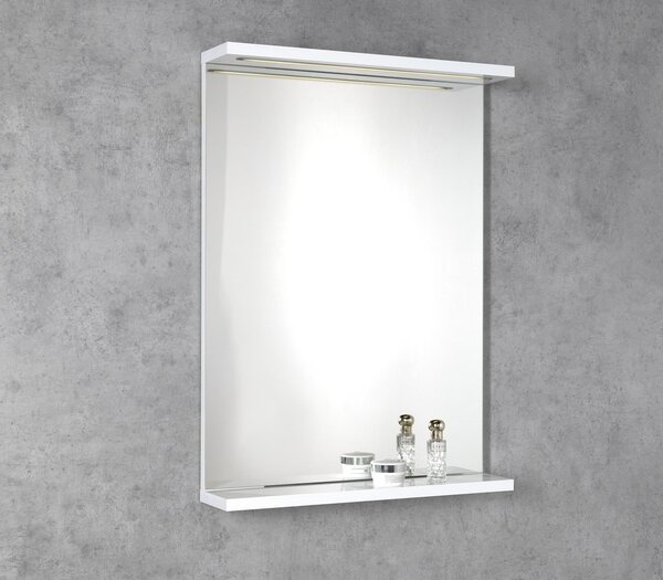 Aqualine Aqualine, ZOJA felső tükörszekrény, 20x70x12cm, bal, fehér, 45463