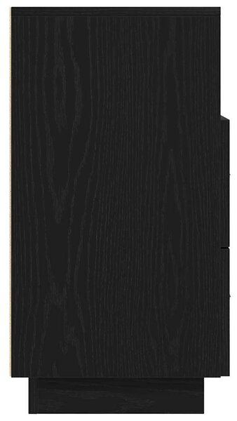 VidaXL 2 db fekete éjjeliszekrény 2 fiókkal 36x36x68 cm