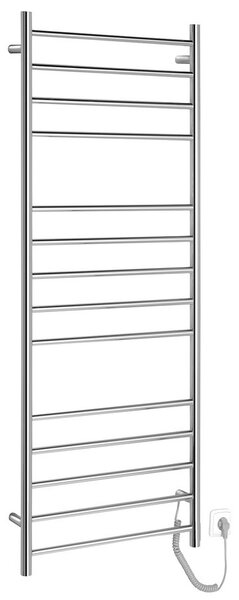 Sapho Sapho, REDONDO elektromos törölközőszárító, kerek, 600x1500 mm, 130 W, polírozott rozsdamentes acél, ER250V
