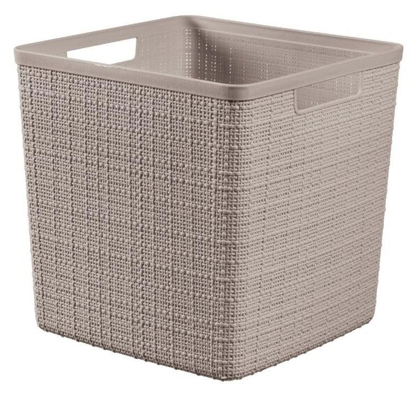 Box Curver Jute Cube 17L taupe