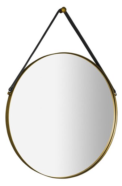Sapho Sapho, ORBITER kerek tükör pánttal, ø 60cm, arany matt, ORT060G