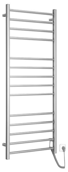 Sapho Sapho, ESKINADO elektromos törölközőszárító, négyzet, 600x1500 mm, 130 W, polírozott rozsdamentes acél, ER450V