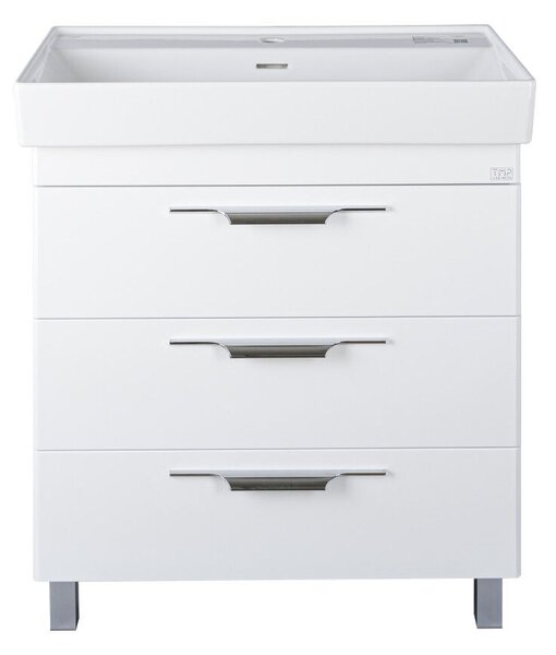 TMP TRIO lábon álló fürdőszobabútor CeraStyle SHARP - 37500 mosdóval - 100 x 48 cm