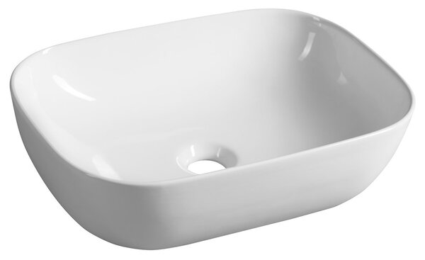 Aqualine Aqualine, Kerámia munkalap mosogató, 46x34 cm, fehér, 46341