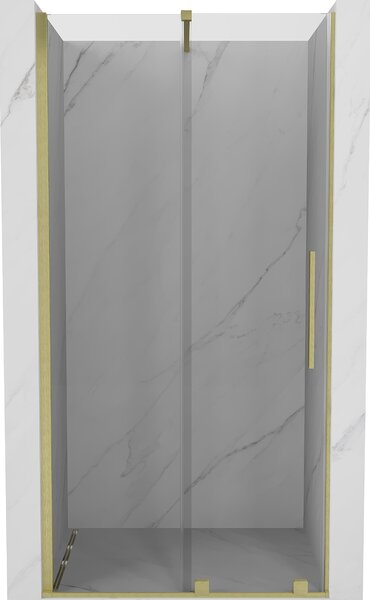 Mexen Velar, nyílásba tolóajtó 75x200 cm, 8mm átlátszó üveg, arany matt, 871-075-000-01-55