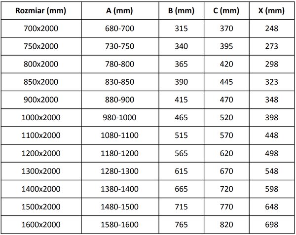 Mexen Velar, nyitható tolóajtó 80x200 cm, 8mm átlátszó üveg, rózsaszín arany, 871-080-000-01-60