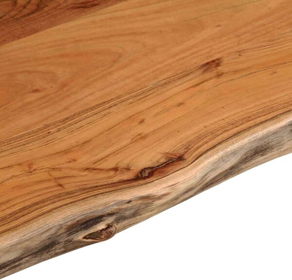 VidaXL tömör akácfa téglalap alakú fürdőszobai pult 100 x 60 x 2,5 cm
