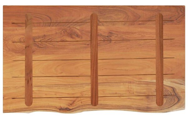 VidaXL tömör akácfa téglalap alakú fürdőszobai pult 100 x 60 x 2,5 cm