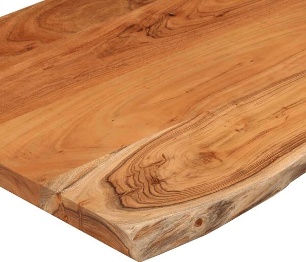 VidaXL tömör akácfa téglalap alakú fürdőszobai pult 100 x 60 x 2,5 cm