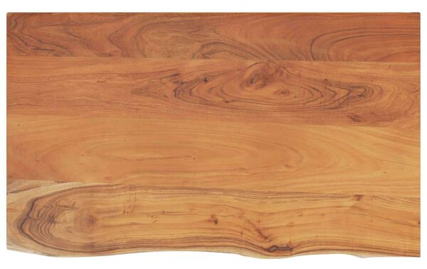 VidaXL tömör akácfa téglalap alakú fürdőszobai pult 100 x 60 x 2,5 cm