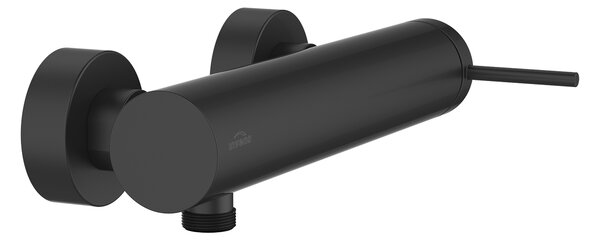 Invena Kalitea, fali zuhanycsaptelep 150mm, fekete matt, INV-BN-72-004-V