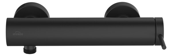 Invena Kalitea, fali zuhanycsaptelep 150mm, fekete matt, INV-BN-72-004-V