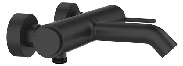 Invena Kalitea, falra szerelhető kádcsaptelep 150mm, fekete matt, INV-BW-72-004-V
