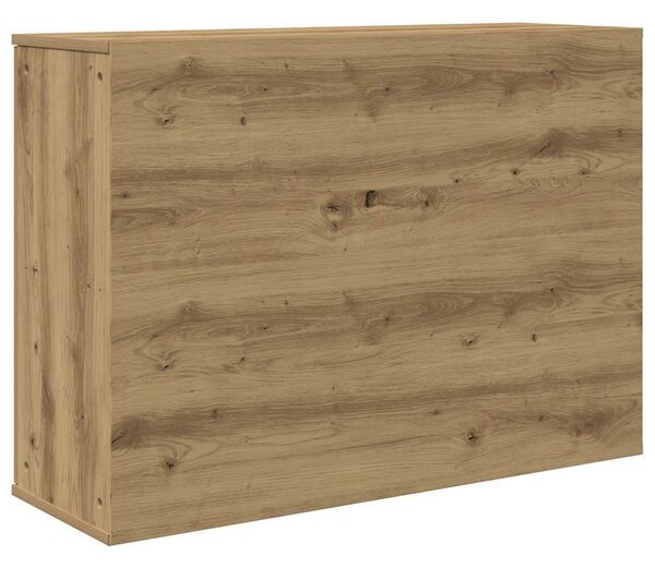 VidaXL kézműves tölgy színű szerelt fa tálalószekrény 90x29,5x65 cm