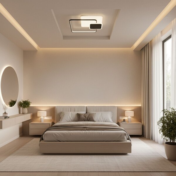 Mennyezeti lámpa APP1712-C BLACK LED