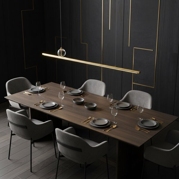 Mennyezeti lámpa LED APP1778-CP Brush Gold