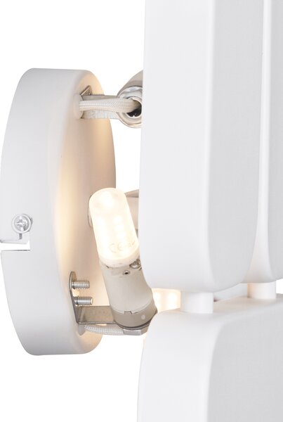 Design fali lámpa fehér 3-lámpás - Planes