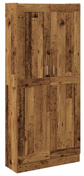 VidaXL antik fa színű szerelt fa magasszekrény 82,5 x 30,5 x 185 cm