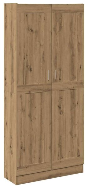VidaXL kézműves tölgy színű szerelt fa magasszekrény 82,5x30,5x185 cm