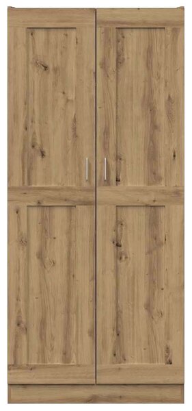 VidaXL kézműves tölgy színű szerelt fa magasszekrény 82,5x30,5x185 cm