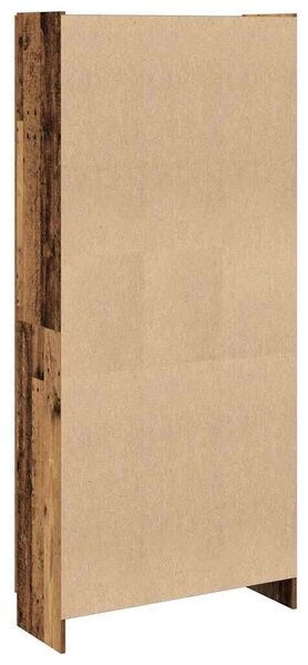 VidaXL antik fa színű szerelt fa magasszekrény 82,5 x 30,5 x 185 cm