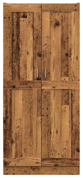 VidaXL antik fa színű szerelt fa magasszekrény 82,5 x 30,5 x 185 cm
